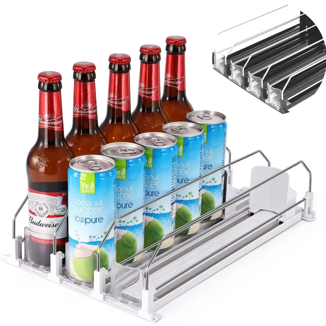 AutoSlide Can/Bottle Dispenser For Home Refrigerator (50% Off)