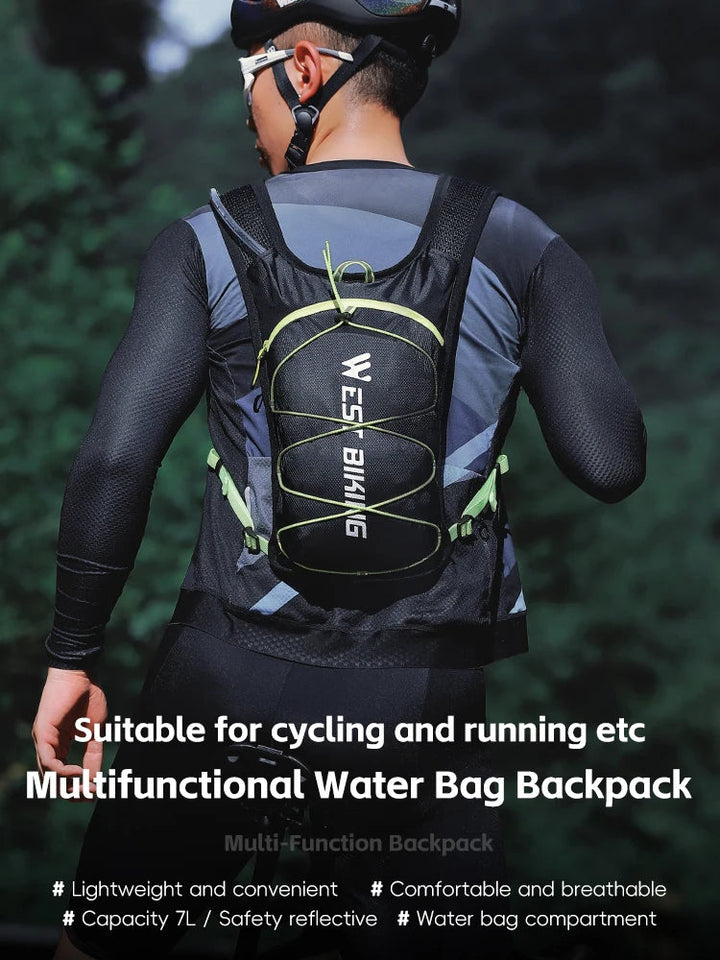 Ultralight 7L Outdoor Hydration Backpack – Cycling, Hiking, Running, Climbing, Camping