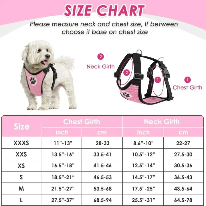Dog Car Harness Seatbelt Set – Safe & Comfortable Travel for Your Pet