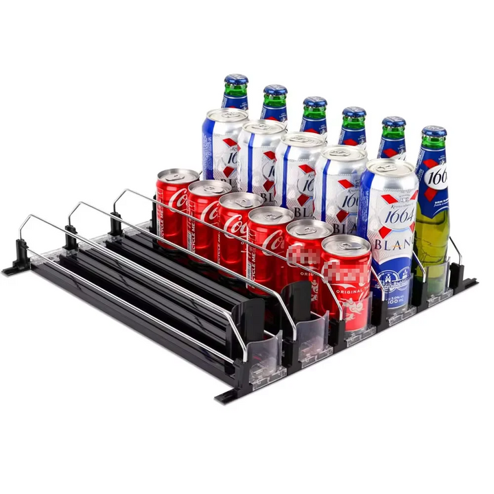 AutoSlide Can/Bottle Dispenser For Home Refrigerator (50% Off)