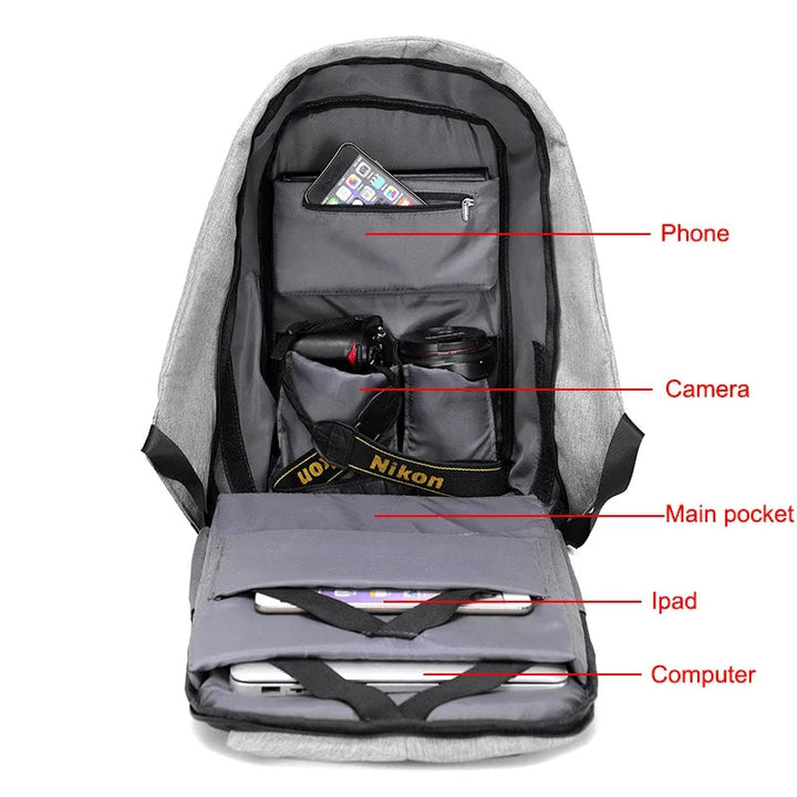 Anti Theft Travel Backpack -Secure and Spacious