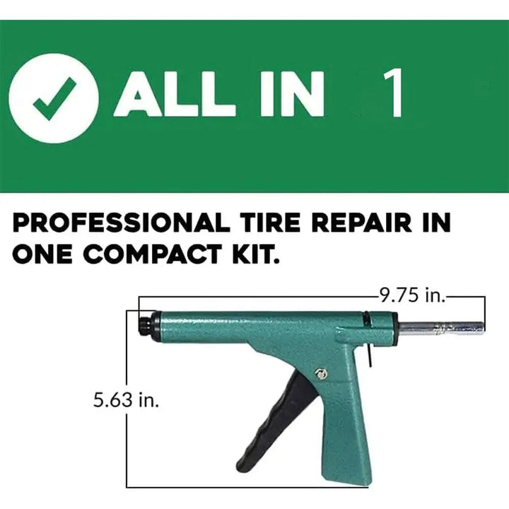 Car and Motorcycle Tubeless Tire Repair Kit – Emergency Heavy Duty Tire Repair Tool