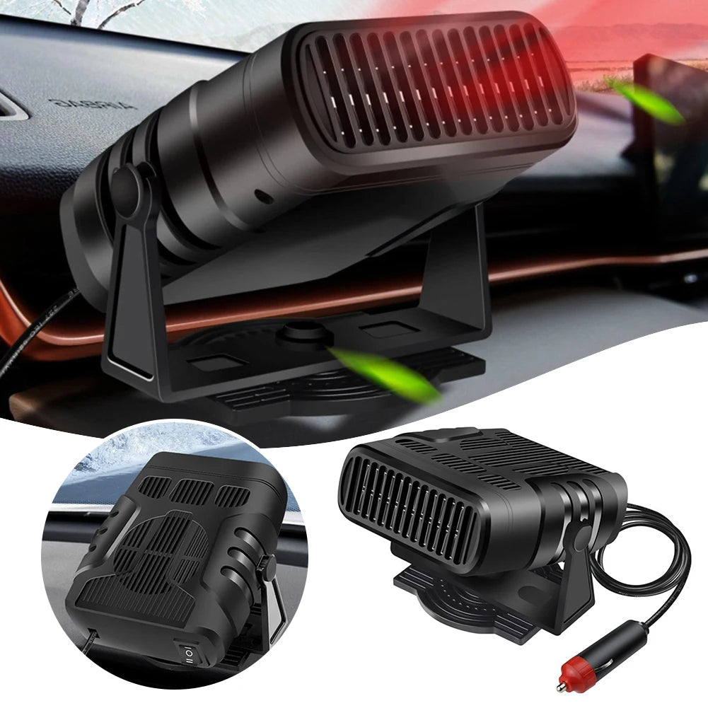 12v Efficient Car Heater- Compact Portable for Fast Warming & Defogging
