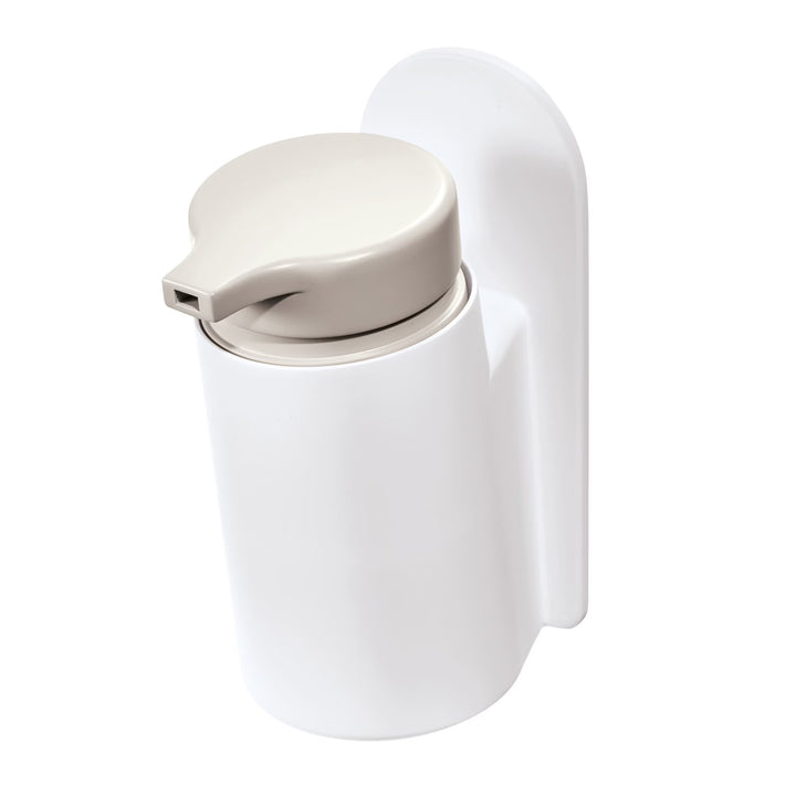 WENKIL Self-Adhesive Soap Dispenser – Berkley Style - Coconut/White