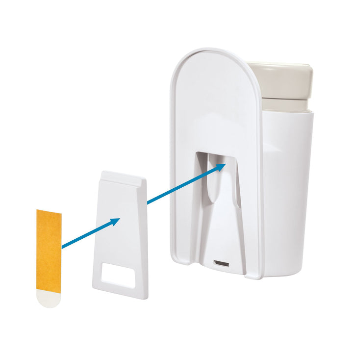 WENKIL Self-Adhesive Soap Dispenser – Berkley Style - Coconut/White