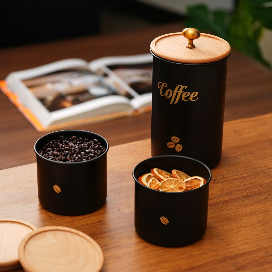 Wenkil Airtight Coffee Canister Set (3-Pack)