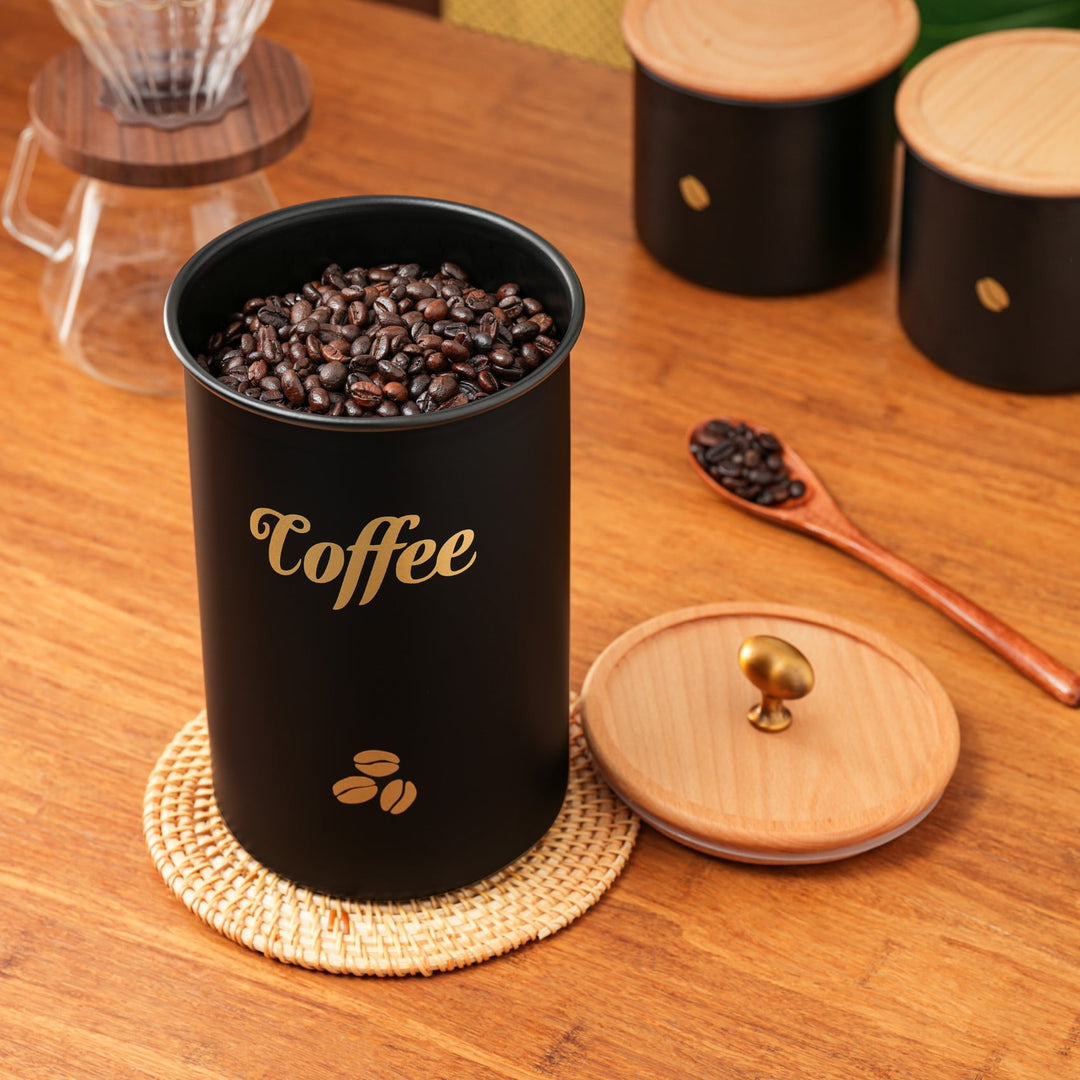 Wenkil Airtight Coffee Canister Set (3-Pack)