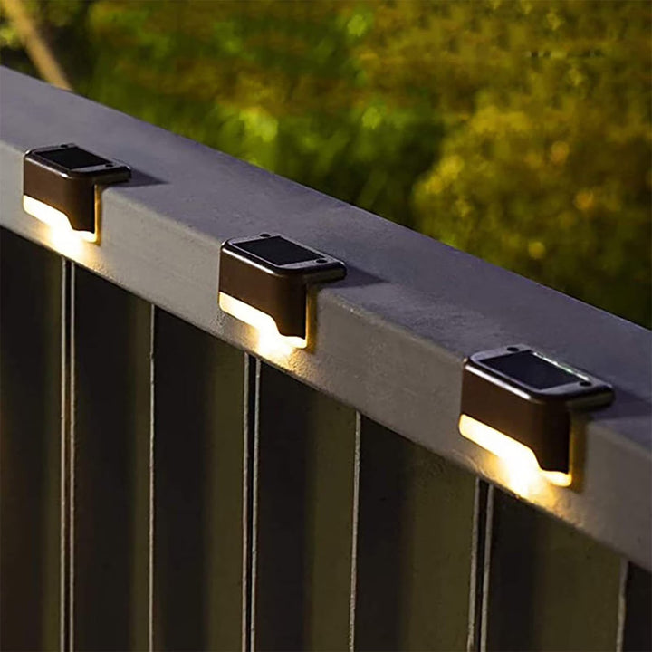Wenkil Solar Step Lights 4-Pack Waterproof Outdoor LED Lights