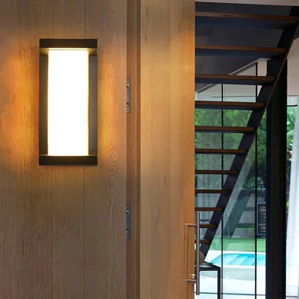 LED Outdoor Wall Lantern Light for Porch & Exterior