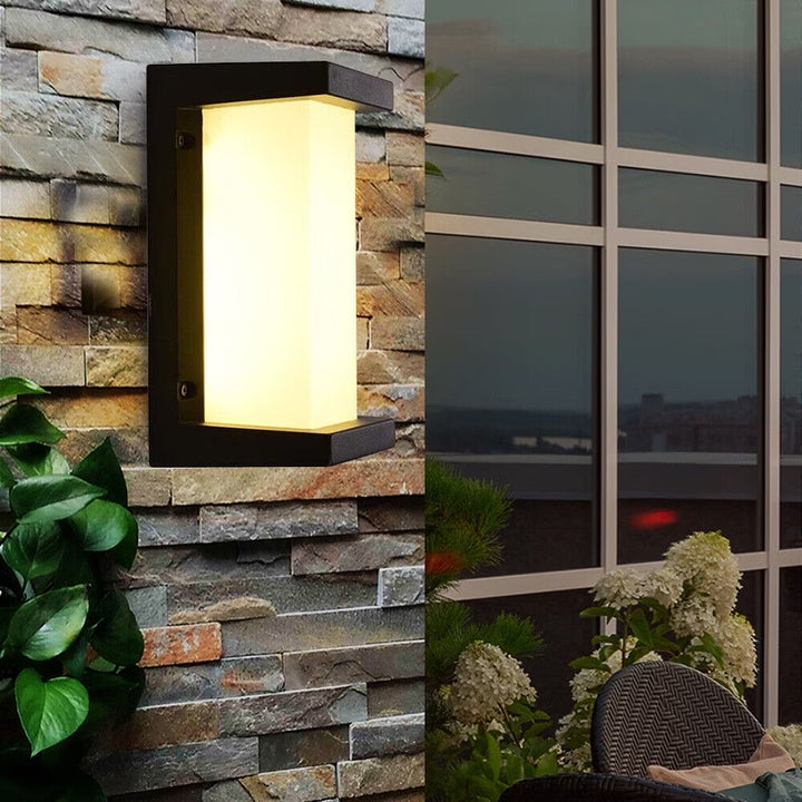 LED Outdoor Wall Lantern Light for Porch & Exterior