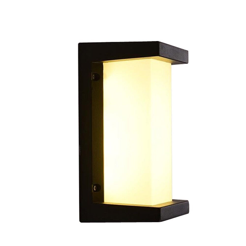 LED Outdoor Wall Lantern Light for Porch & Exterior