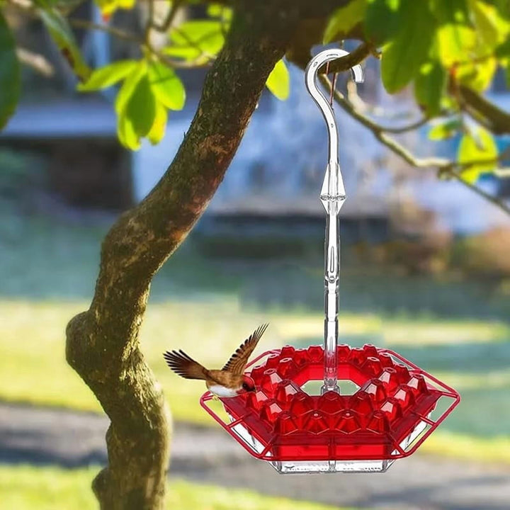 Wenkil Hummingbird Feeder with Ant Moat & 30 Feeding Ports