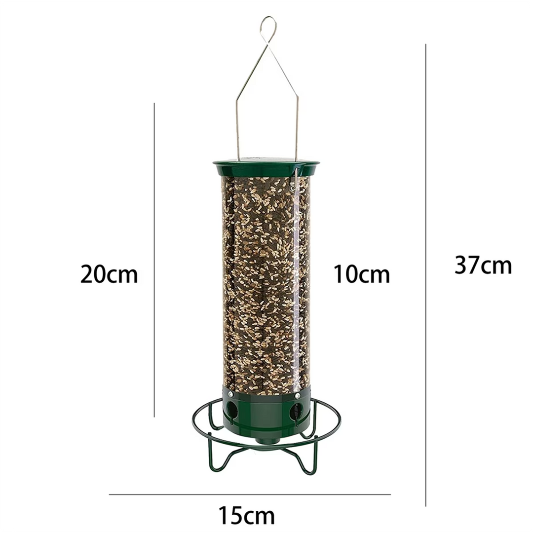 Wenkil Squirrel Proof Bird Feeder with Rotating Perch