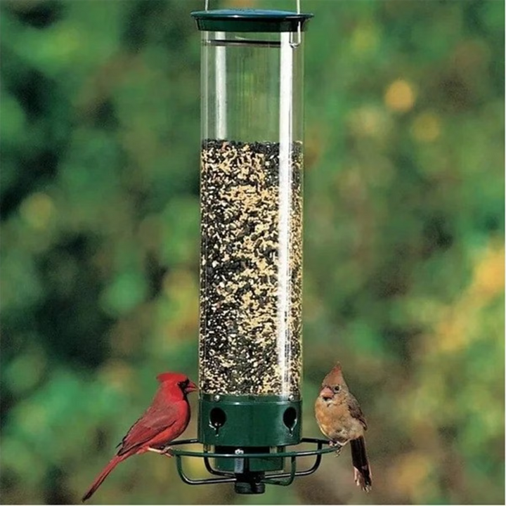 Wenkil Squirrel Proof Bird Feeder with Rotating Perch