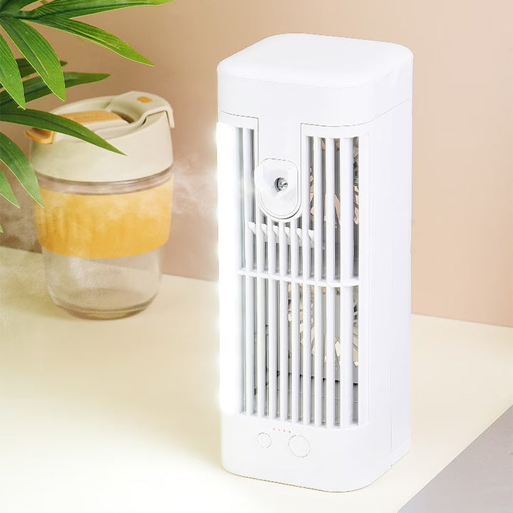 Wenkil Mini Portable Air Cooler USB Desk Fan