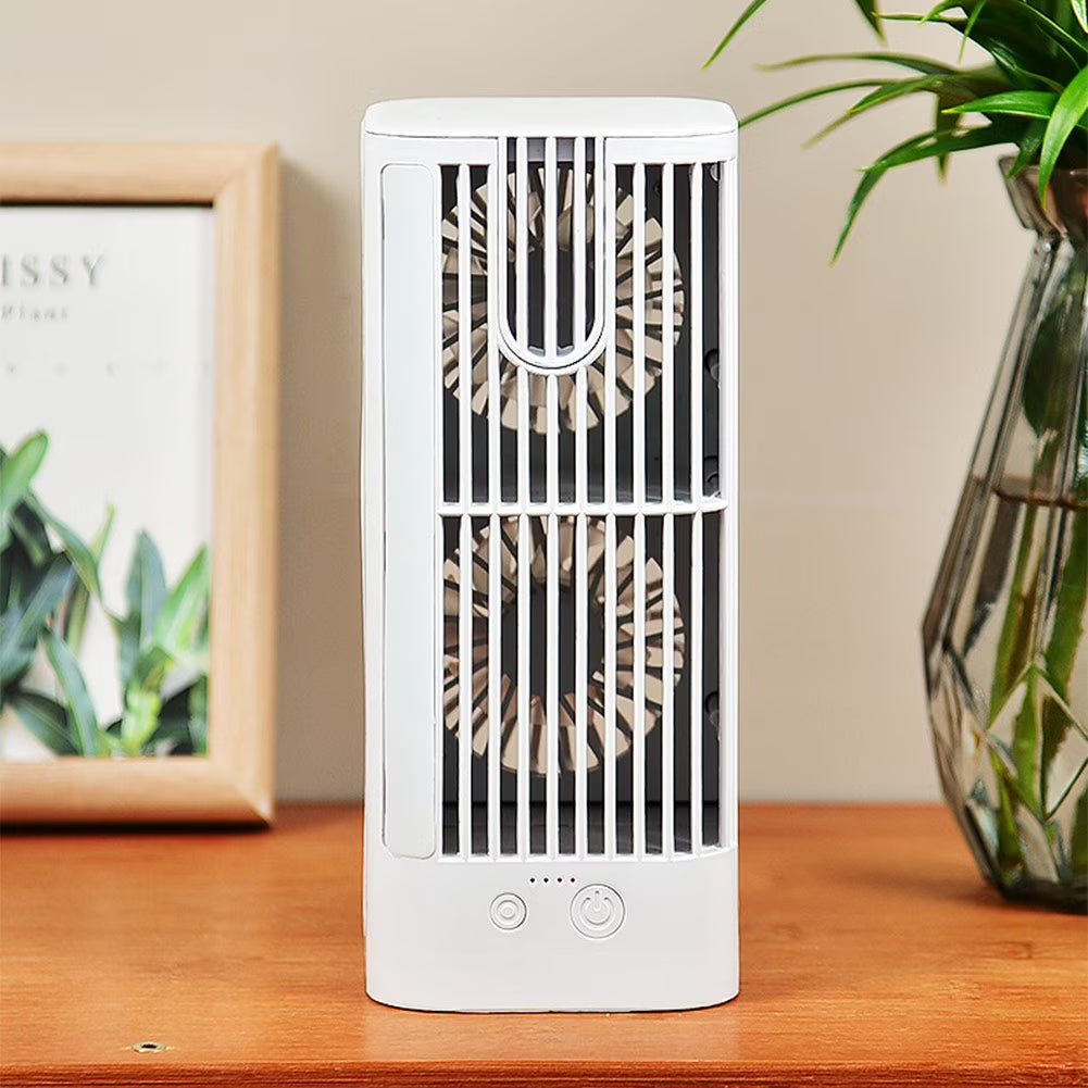 Wenkil Mini Portable Air Cooler USB Desk Fan