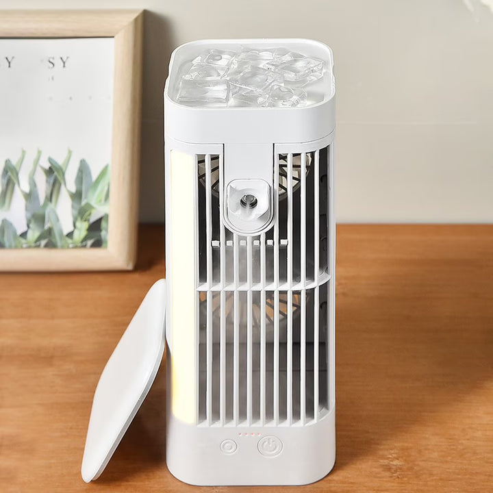 Wenkil Mini Portable Air Cooler USB Desk Fan
