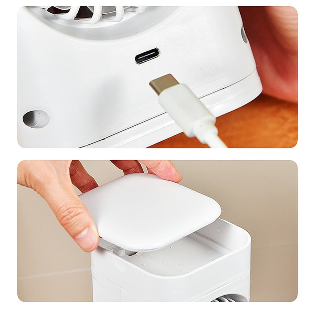 Wenkil Mini Portable Air Cooler USB Desk Fan