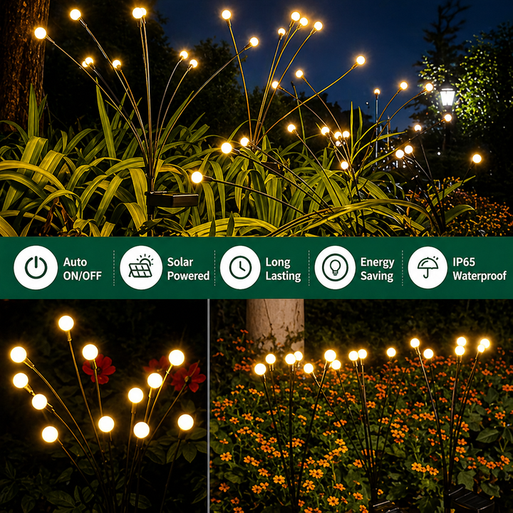 Wenkil Solar Firefly Garden Lights – Outdoor Glow & Motion