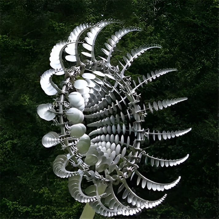 Wenkil Kinetic Metal Wind Spinner - Anti-Rust Garden Windmill