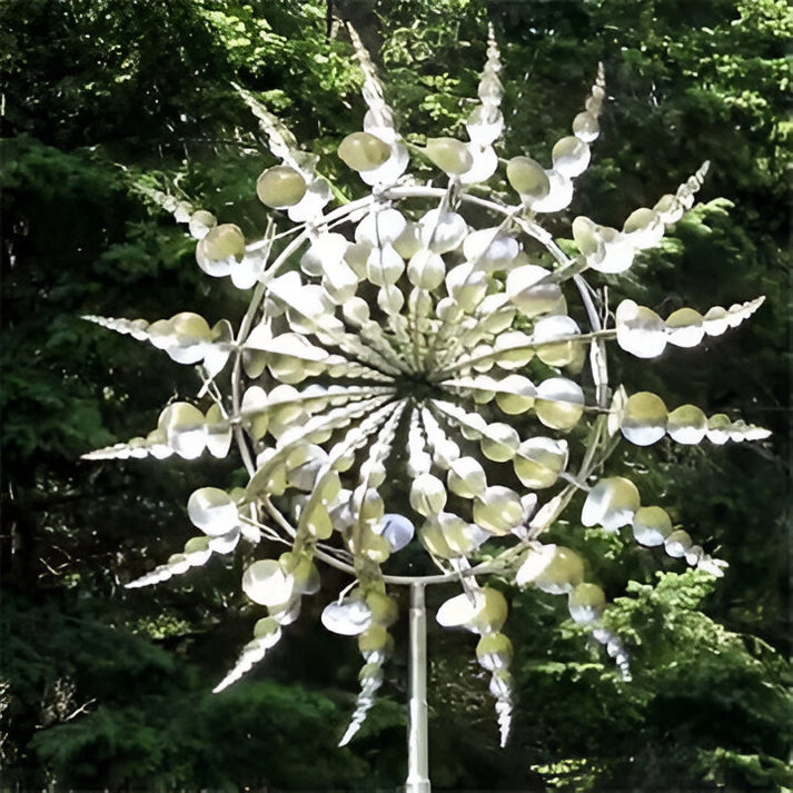 Wenkil Kinetic Metal Wind Spinner - Anti-Rust Garden Windmill