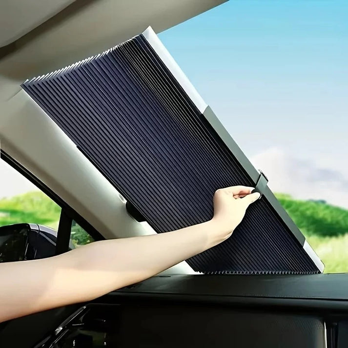 Wenkil Retractable Car Windshield Sunshade Set