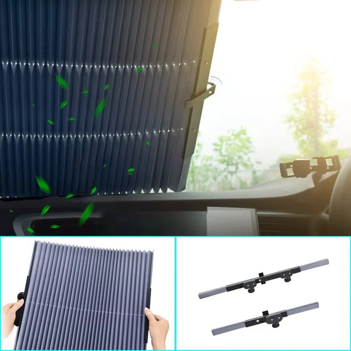 Wenkil Retractable Car Windshield Sunshade Set