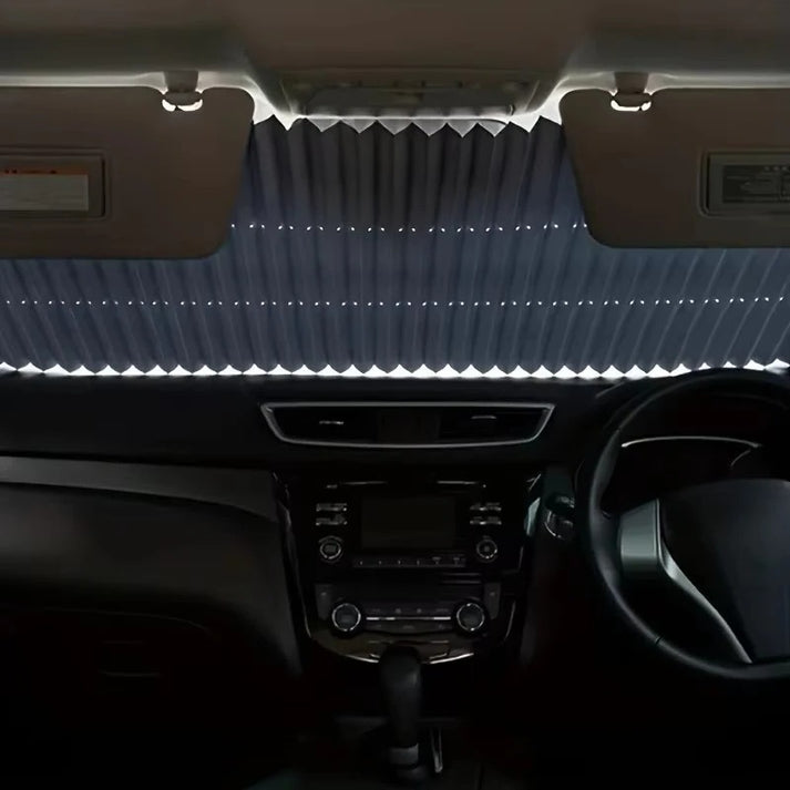 Wenkil Retractable Car Windshield Sunshade Set