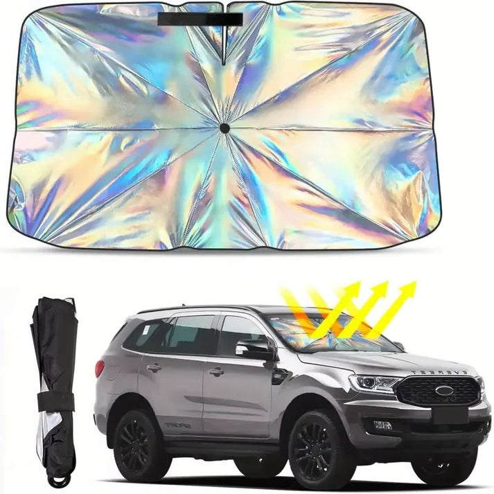 Wenkil Foldable Windshield Sun Shade Umbrella