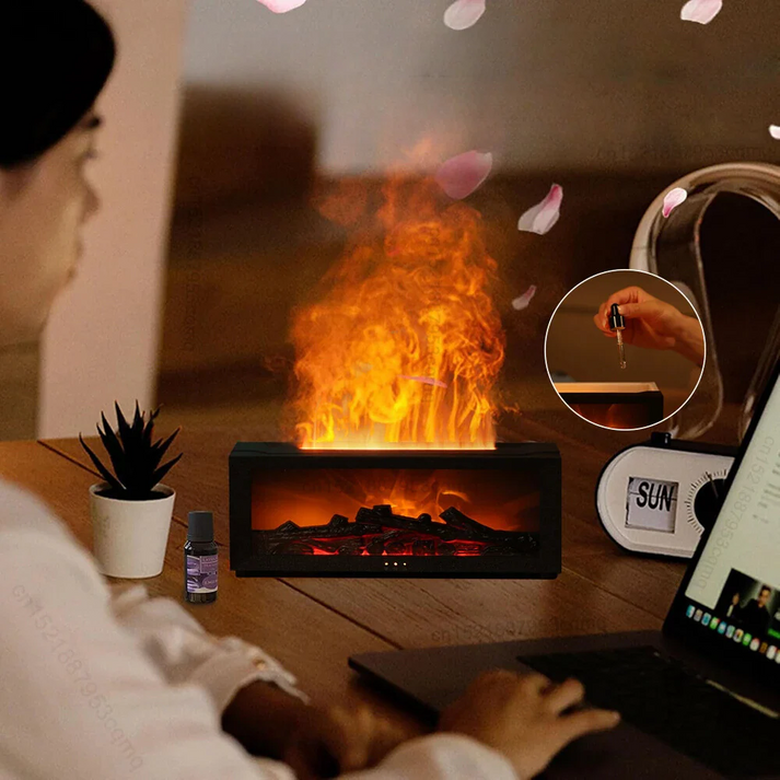Wenkil Flame Effect Air Humidifier & Purifier