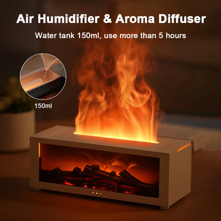 Wenkil Flame Effect Air Humidifier & Purifier
