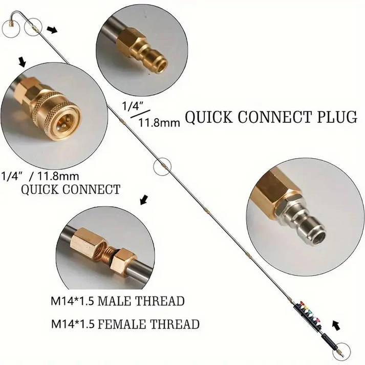 Wenkil Telescoping Pressure Washer Wand Set