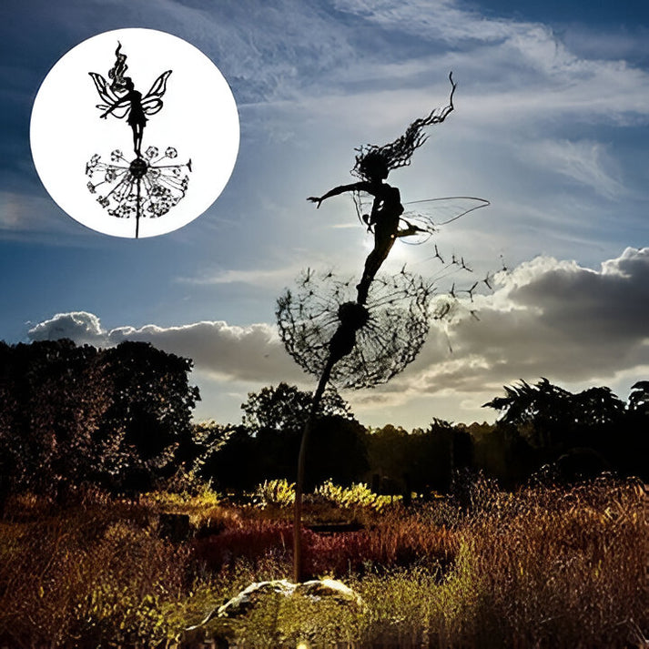 Wenkil Fairy Steel Garden Sculpture