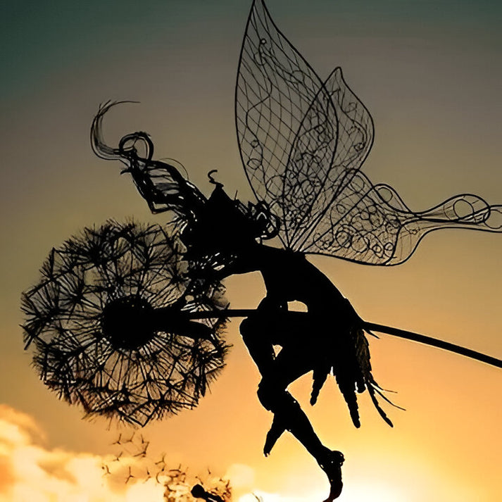 Wenkil Fairy Steel Garden Sculpture