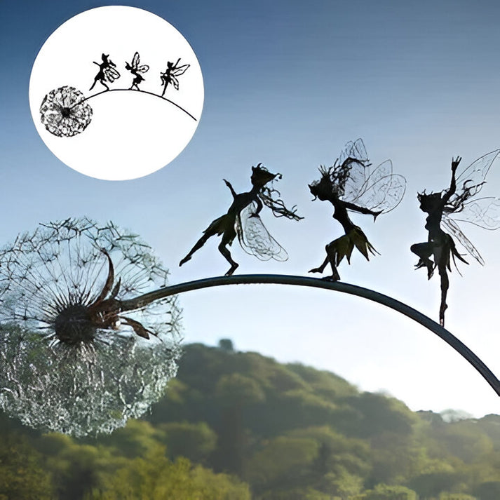 Wenkil Fairy Steel Garden Sculpture