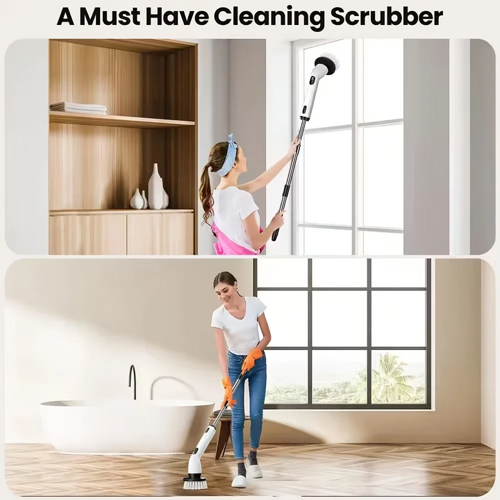 Wenkil 9-in-1 Electric Spin Cleaning Brush with Adjustable Handle