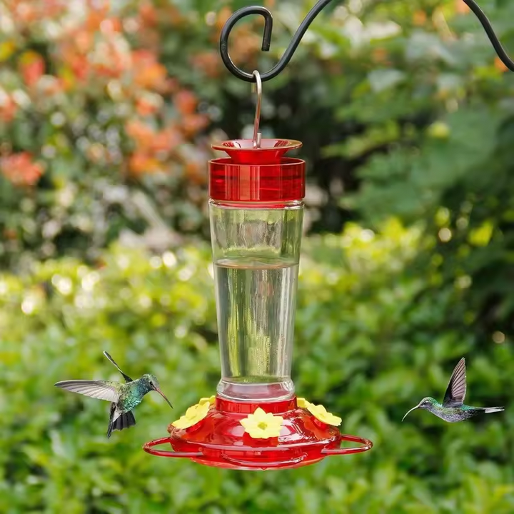 Wenkil Hanging Hummingbird Feeder with 5 Nectar Ports