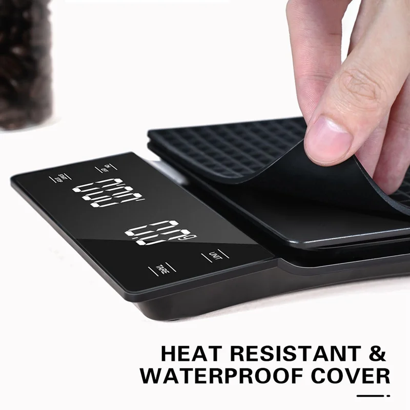 Digital Coffee Scale with Timer 3kg 0.1g Precision Espresso Scale