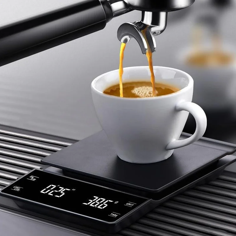 Digital Coffee Scale with Timer 3kg 0.1g Precision Espresso Scale