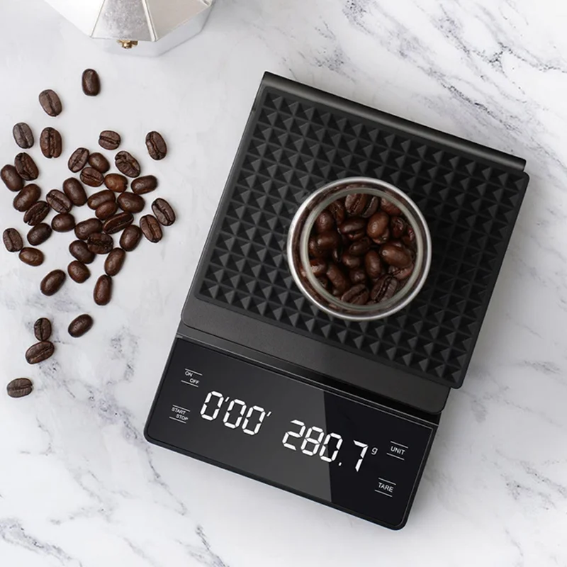 Digital Coffee Scale with Timer 3kg 0.1g Precision Espresso Scale