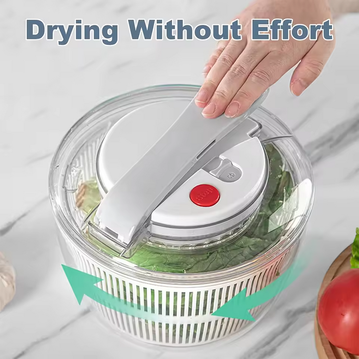 Salad Spinner Large Vegetable & Fruit Washer Dryer Bowl with Lid