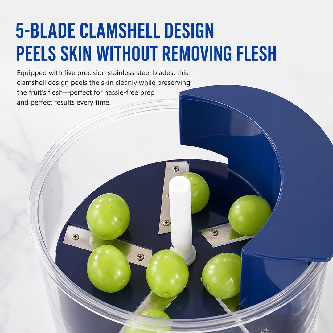 Automatic Grape & Garlic Peeling Machine – Rechargeable Electric Peeler