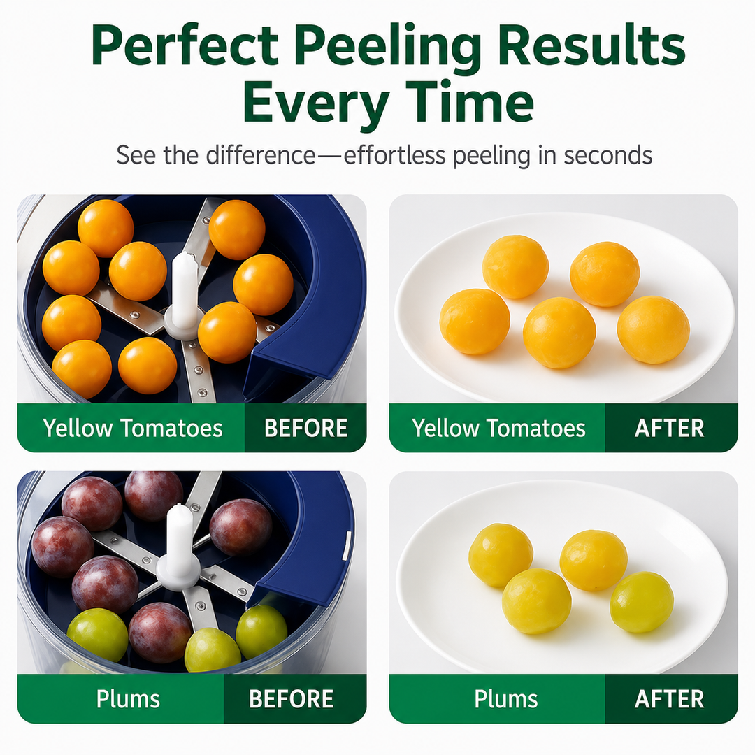 Automatic Grape & Garlic Peeling Machine – Rechargeable Electric Peeler