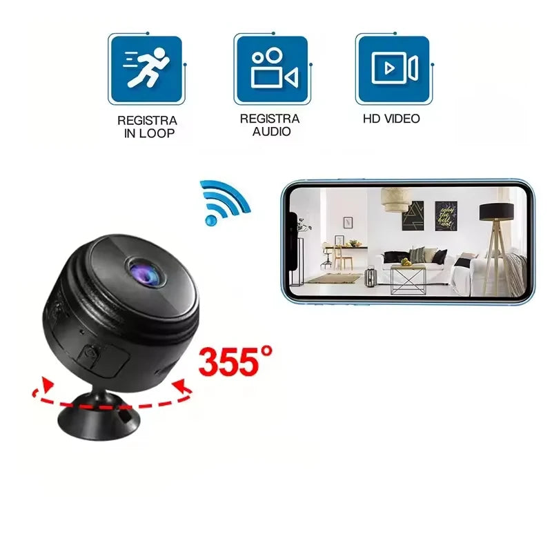Mini Spy Camera Wireless HD WiFi Security Camera with Night Vision