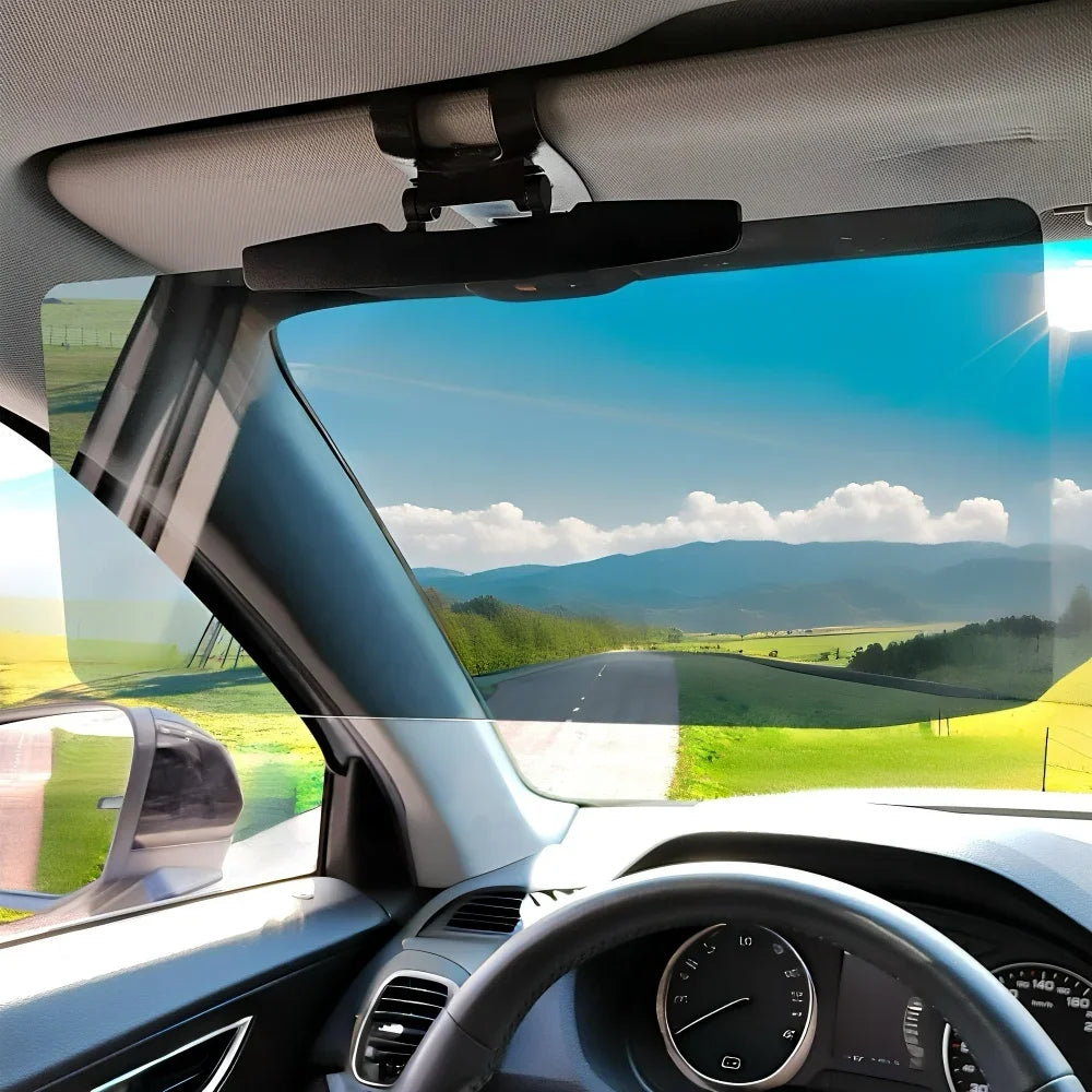 Sun Visor Extender for Car – Anti-Glare Day & Night Driving Visor