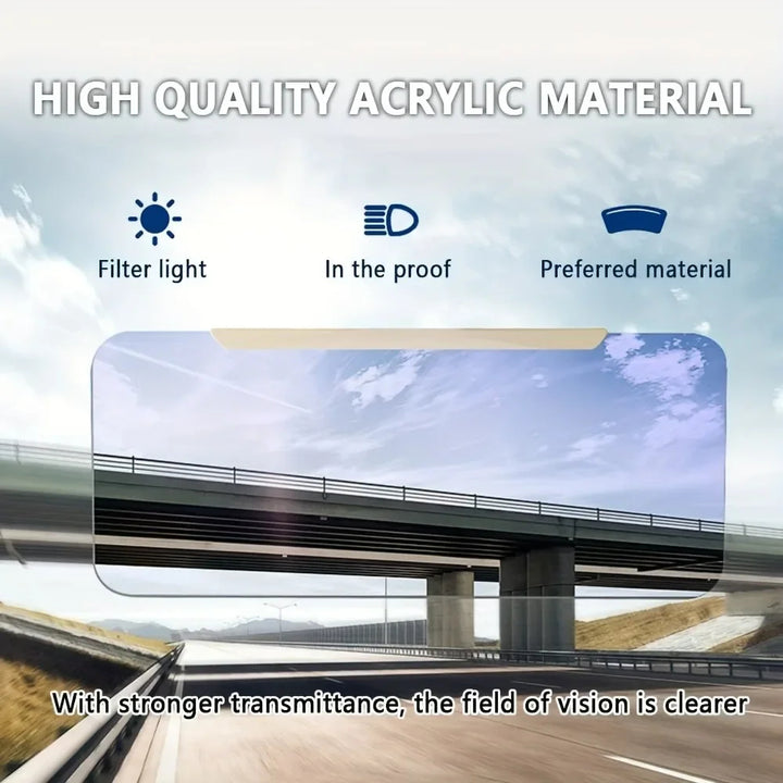 Sun Visor Extender for Car – Anti-Glare Day & Night Driving Visor