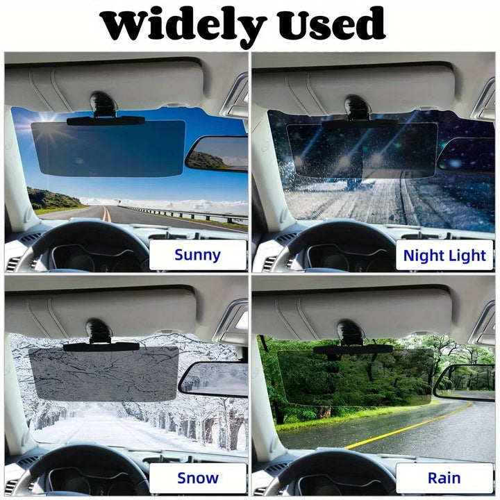 Sun Visor Extender for Car – Anti-Glare Day & Night Driving Visor