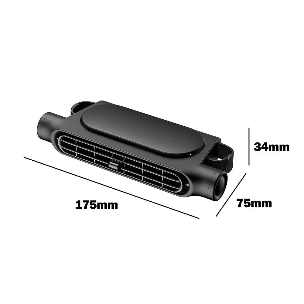 Car Seat Fan USB Powered 3-Speed Headrest Cooling Fan