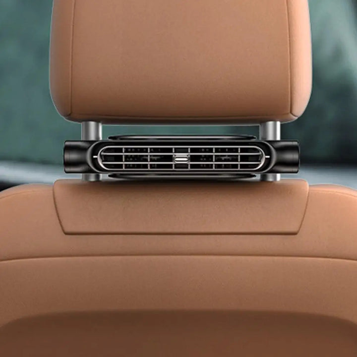 Car Seat Fan USB Powered 3-Speed Headrest Cooling Fan