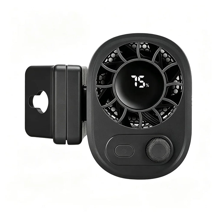 Car Clip Fan USB Rechargeable 360° Adjustable Cooling Fan